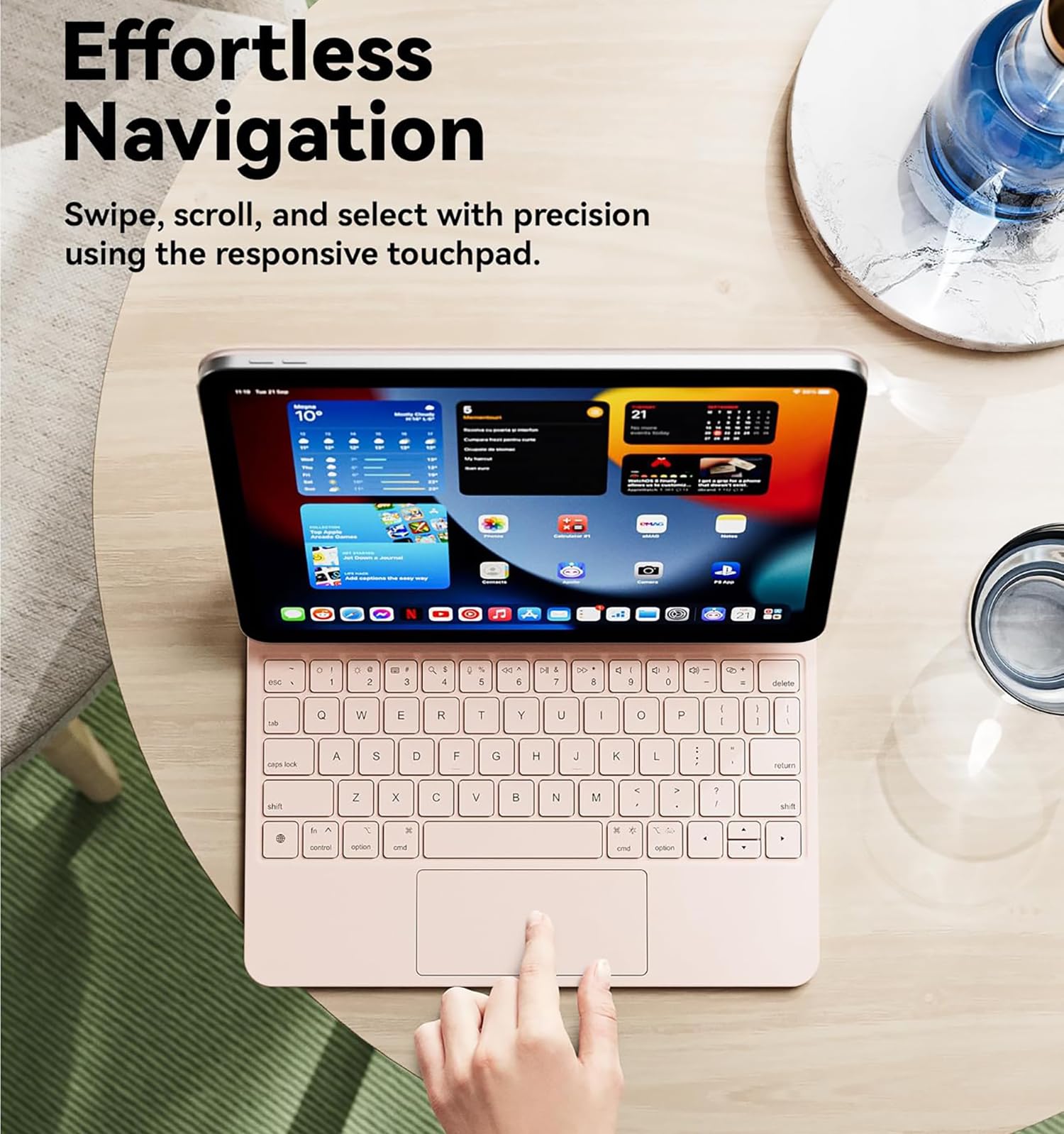 Magic Keyboard for iPad 11th(A16, 2025)/10th Generation 10.9-11